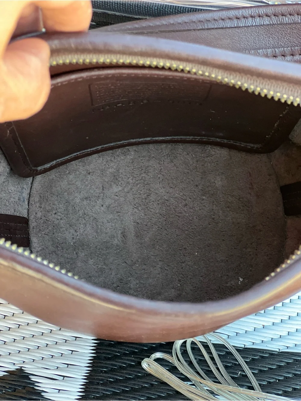 Coach Brown Leather Bucket Bag 1998
